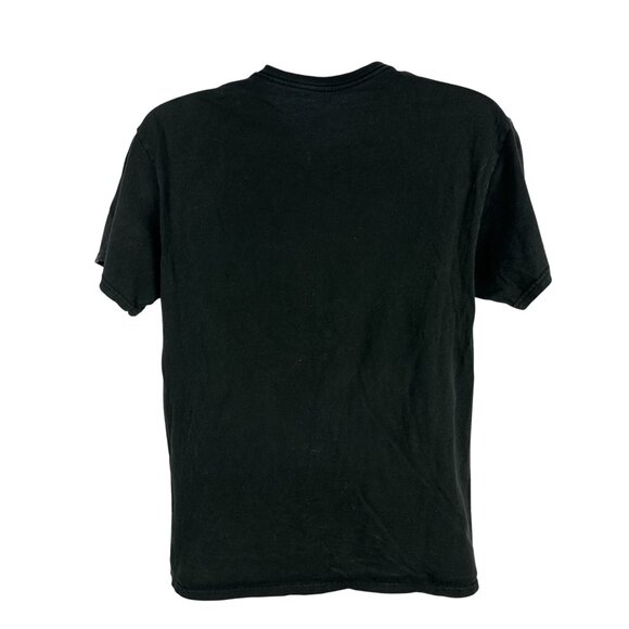 Vintage Delta Pro Weight Graphic T-Shirt Hot Rod Design Black Cotton Size L - Picture 2 of 5